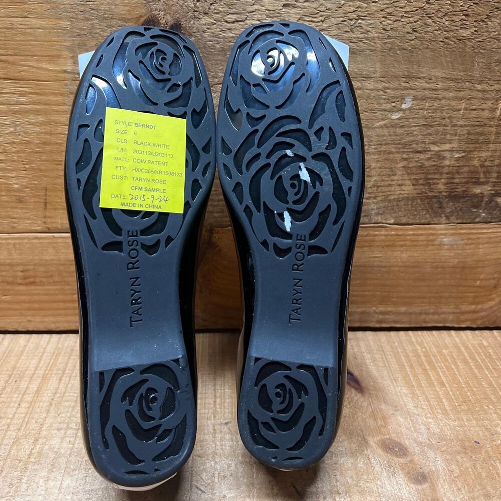 Taryn Rose • Berndt •Slip on 6M Black/White Patent Leather - Picture 8 of 9